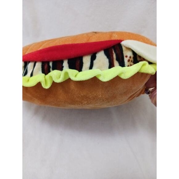 CIRCUS CIRCUS Casino Collectible HAMBURGER Pillow Plush Toy Las Vegas VIntage - Picture 11 of 16
